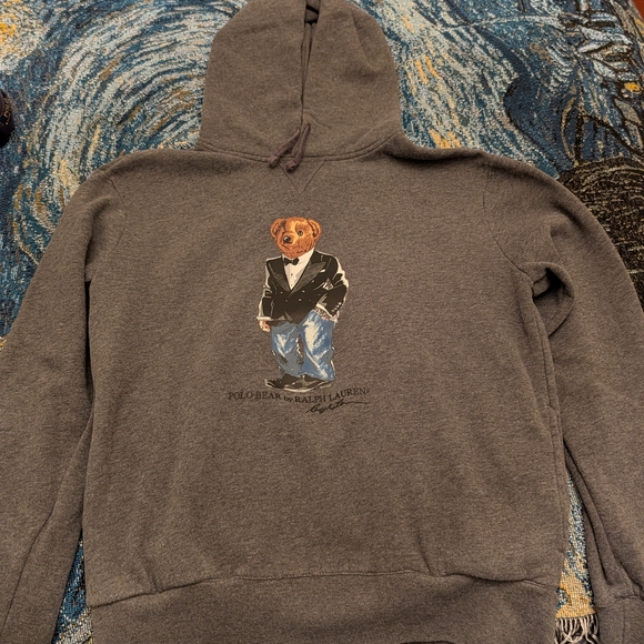 Ralph Lauren Sweaters - Polo Bear by Ralph Lauren Gray Hoodie